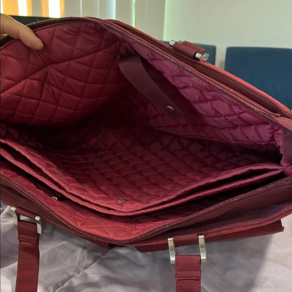 Elegant Red Briefcase for Men
